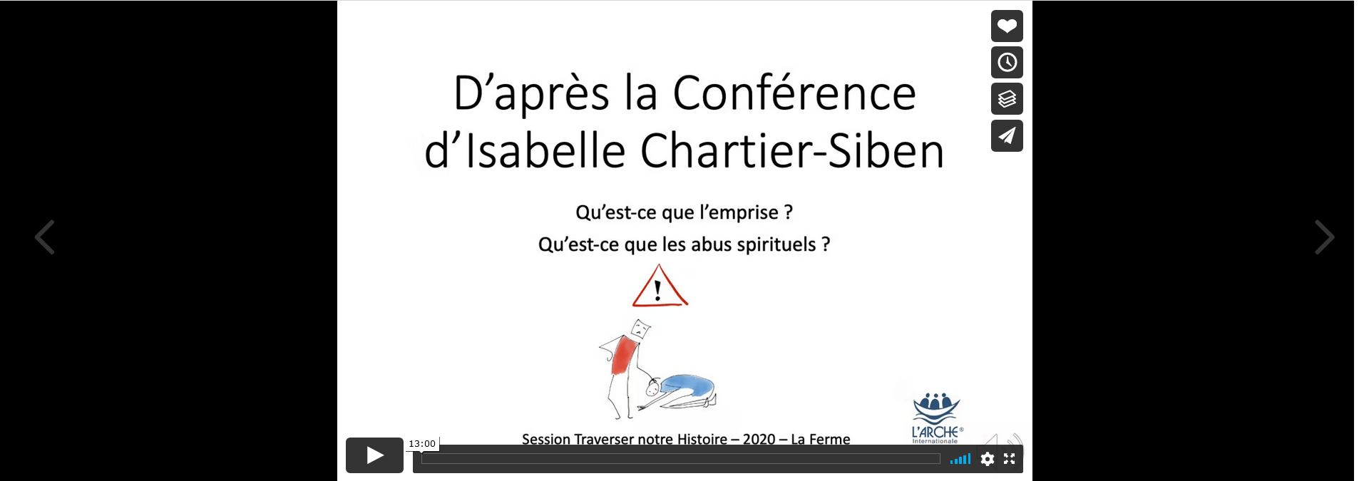  Emprise et abus Conference d'Isabelle Chartier-Siben